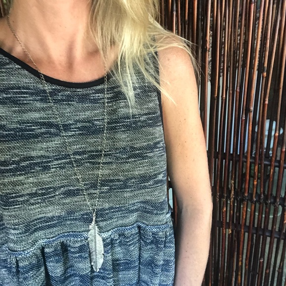 NEW Free People Baby Blue Babydoll Dress - Picture 6 of 16